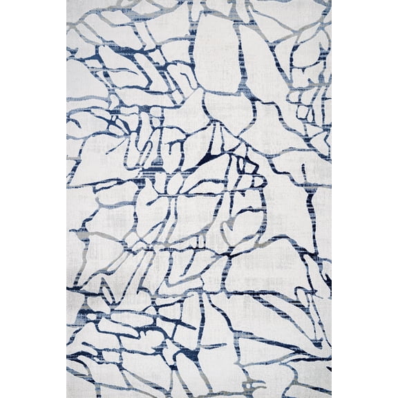 White Abstract Area Rugs for Living Room Washable Rugs Boho Moroccan Area Rug Soft Neutral Geometric Bohemian Carpet Distressed Indoor Rug for Bedroom Dining Room Office Foldable Nonslip Rug