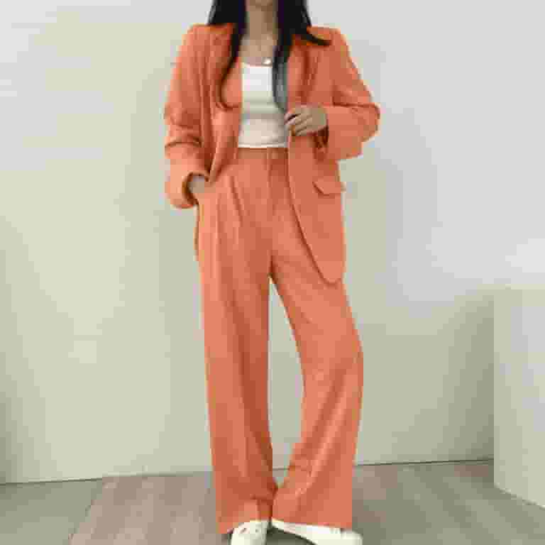 Womens' Piece Blazer Sets Business Casual Outfits Sets Lapel