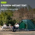 thumbnail image 4 of Camping Tent for 2 Person, Waterproof Dome Tent with Easy Setup for Hiking and Outdoor Adventures, 4 of 8