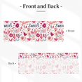 thumbnail image 3 of Drapery Wear Rod Short Curtain 54x18in Filter With Light Feature For Easy Installation Rod Free For Bedroom Kitchen Bathroom\r\n Sweet Flower, 3 of 7