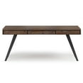 thumbnail image 3 of Simpli Home Lowry Large Desk in Stained Rustic Natural Aged Brown, 3 of 11