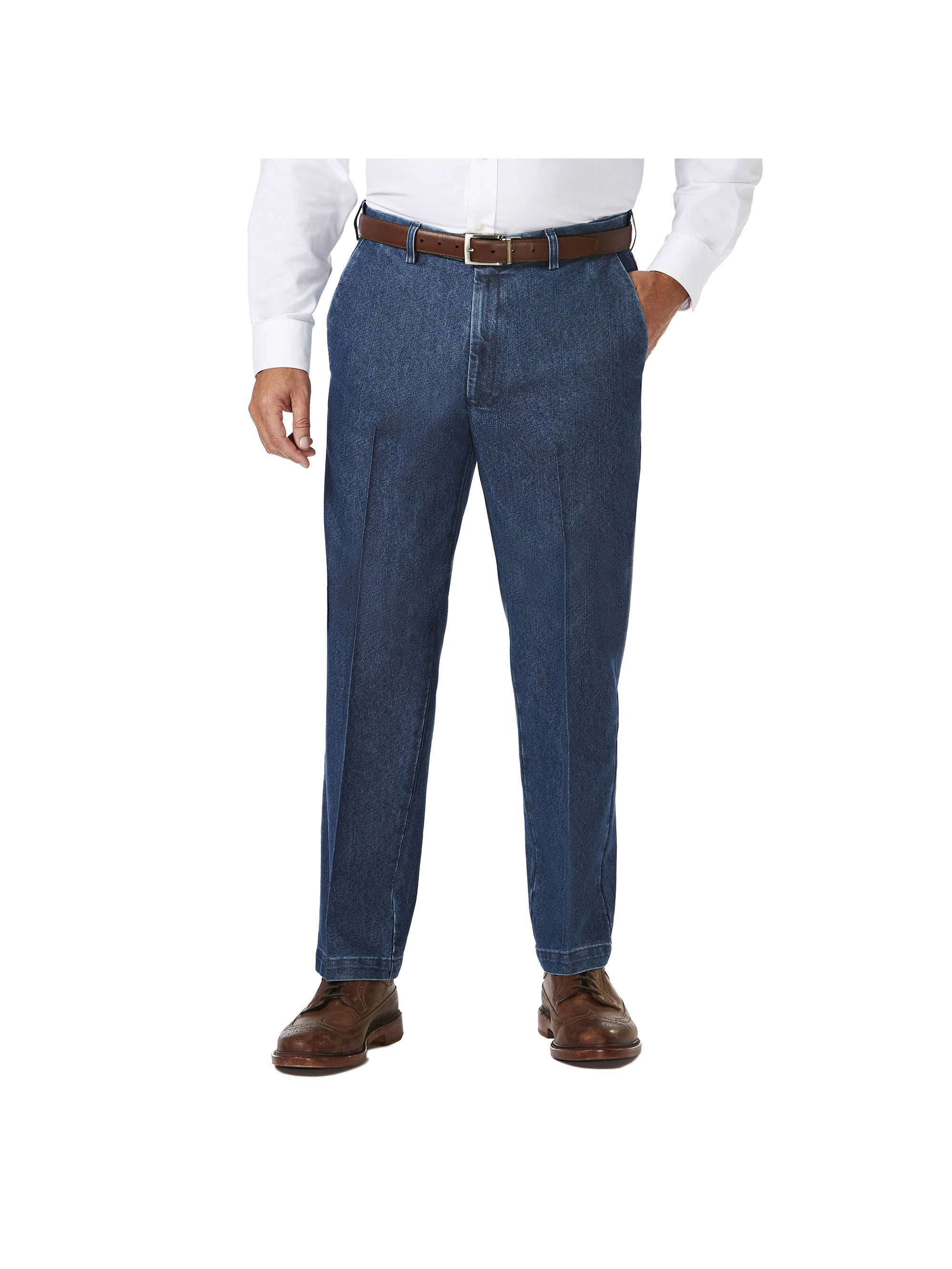 Men's Big \u0026 Tall Stretch Denim Flat 