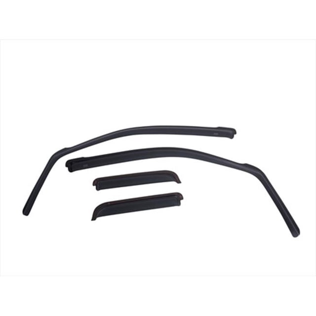 EGR 575221 SlimLine In-Channel WindowVisors Set of 4, Dark Smoke