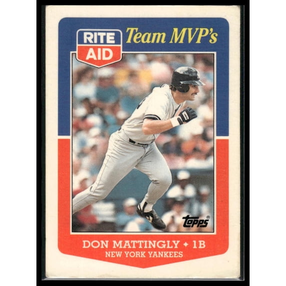 1988 Topps Rite Aid Team MVP's Don Mattingly #22