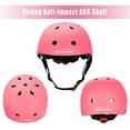 thumbnail image 6 of KAMUGO Kids Bike Helmet and Knee Pads 7Pcs ,Helmets for Kids Adjustable for 2~8 Years Girl , Pink, 6 of 6