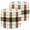 Color 1, variant on Linen Drum Lamp Shades Classic Red Green Plaid Subtle Gray Tones 13" x 13" x 10" Lampshade for Table Lamps Floor Lamps Lamp Shade Replacement Easy Assembly Required