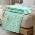 thumbnail image 6 of Cooling Quilt for Hot Sleepers and Night Sweats, Lightweight Breathable Summer Blanket, All-Season Ice Effect Comforter, Double-Sided Cold Effect Blanket, 6 of 9
