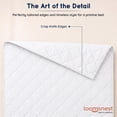 thumbnail image 6 of Loomsnest Diamond Quilted Comforter Full/Queen Duvet Insert, All Season, Soft, Lightweight, Down Alternative Reversible Comforter (White), 6 of 7