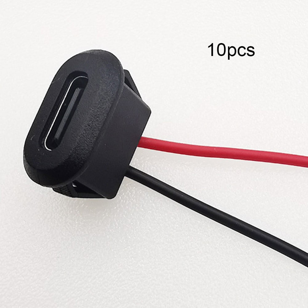 Gerich 10 Pcs USB Connector TypeC Female with PH 2.0 Terminal Fast