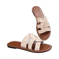 thumbnail image 6 of Women’s Open-Toe Hollow Flat Sandals, Comfortable Casual Slippers for Summer Beach & Outdoor Fashion, 40, 6 of 7