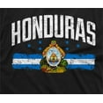 thumbnail image 2 of Honduras T-Shirt Mens Shirt Flag Coat of arms Tee (4X-Large Navy Blue), 2 of 6