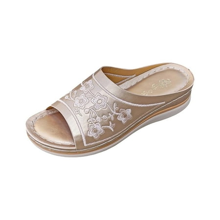 

Women s Solid Color Set Flat Bottom Casual Beach Shoes Sandals Women s Shoes