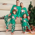thumbnail image 6 of Matching Family Pajamas Sets Christmas PJ's Santa Print Top and Pants Bottom Sleepwear, 6 of 8