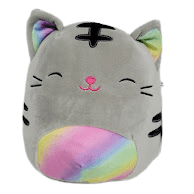 Squishmallows Official Kellytoys Plush 8 Inch Tally the Cat (rainbow belly) Ultimate Soft Stuffed Toy