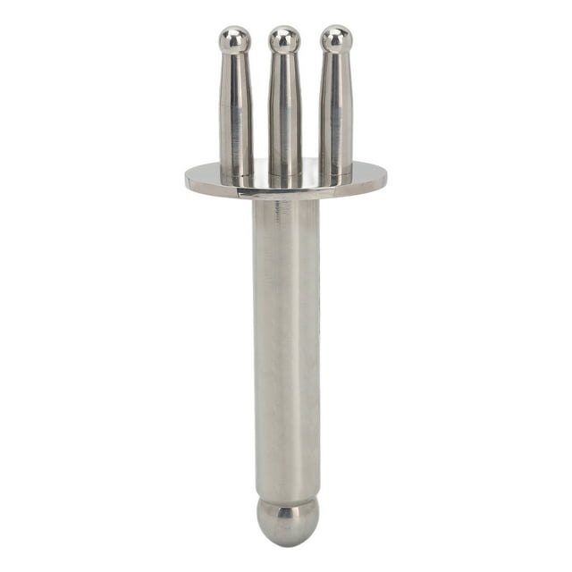Masajeador magnético de 3 tenedores de acero inoxidable para cuello, hombros y piernas.