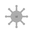 thumbnail image 2 of Jabsco 11979-0001-P Replacement Neoprene Impeller, 2 of 3
