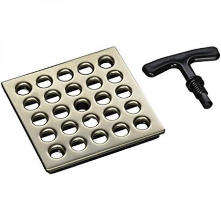 drain shower square grate ebbe nickel brushed replacement strainer drains