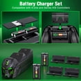 thumbnail image 5 of Xbox Controller Charging Station, QQV Charger with 2x5520mWh Rechargeable Battery Packs for Xbox Series X|S, One, Elite Controller, 5 of 7