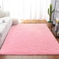 thumbnail image 4 of Lochas Luxury Fluffy Rugs Ultra Soft Shag Rug for Bedroom Living Room Kids Room, Children,6'x9',Pink, 4 of 8