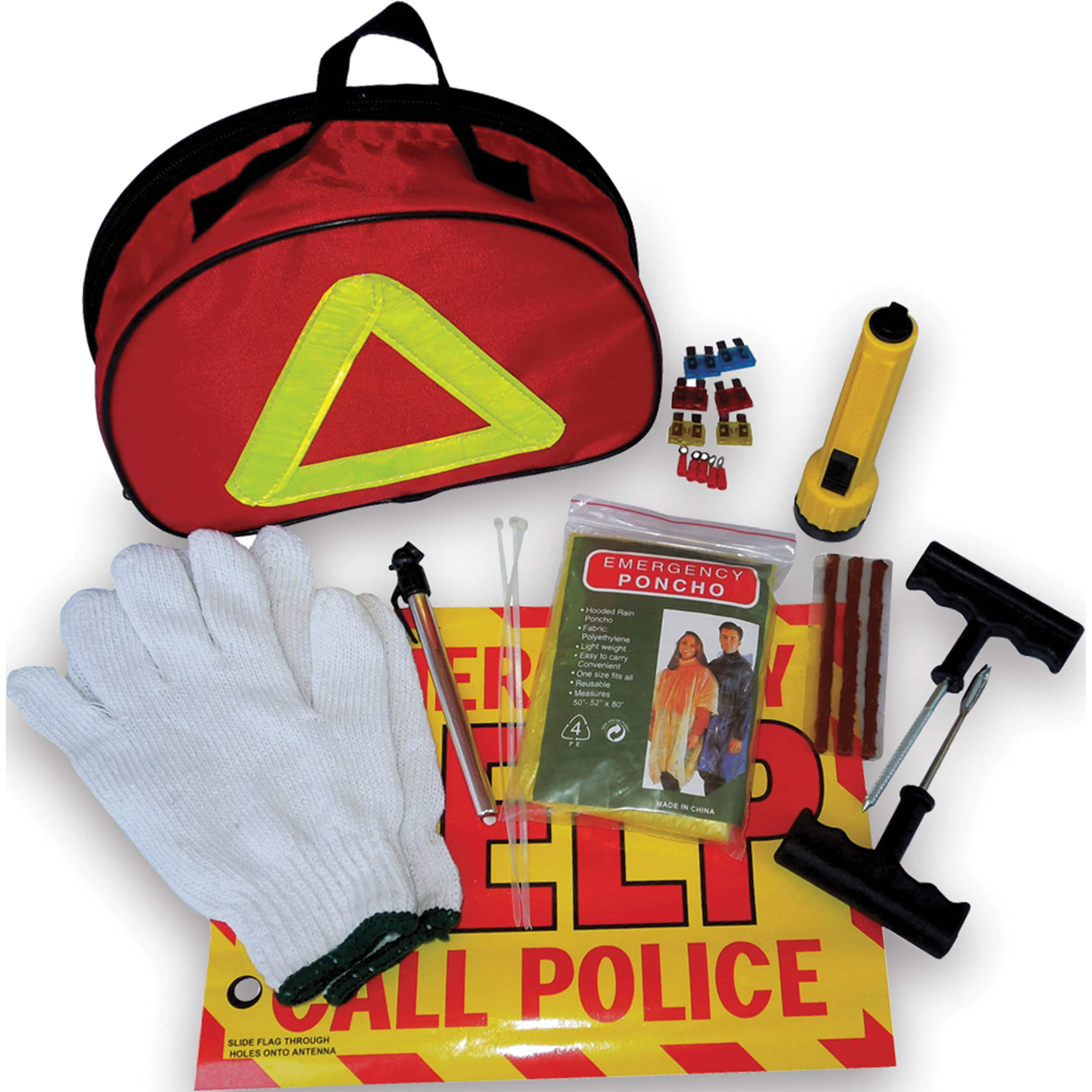 Fashion Emergency Roadside Tool Kit In Case (9.25 X 7.5) Made China gm19183