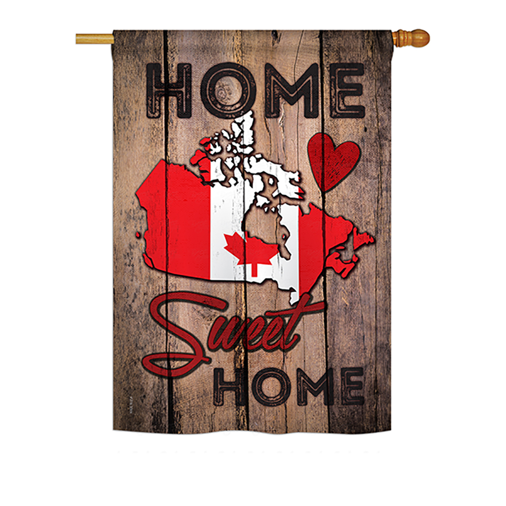Ornament Collection Country Canada Home Sweet Home Flags of the World