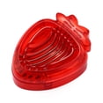 thumbnail image 1 of Mini cortador de fresas de cocina, cortador de frutas de acero inoxidable para pasteles, dispositivo de bricolaje para la cocina del hogar, ideal para pasteles, tartas y decoraciones, 1 of 5