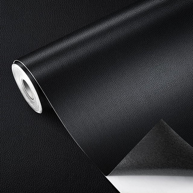 Parche de reparación de cuero negro de 40 * 300 cm, 1 rollo de kit de parche de reparación de papel tapiz autoadhesivo de cuero de PU,Primeros auxilios para el bolso de las chaquetas de los muebles del sofá del asiento de coche esquí esquí Gafas de esquí