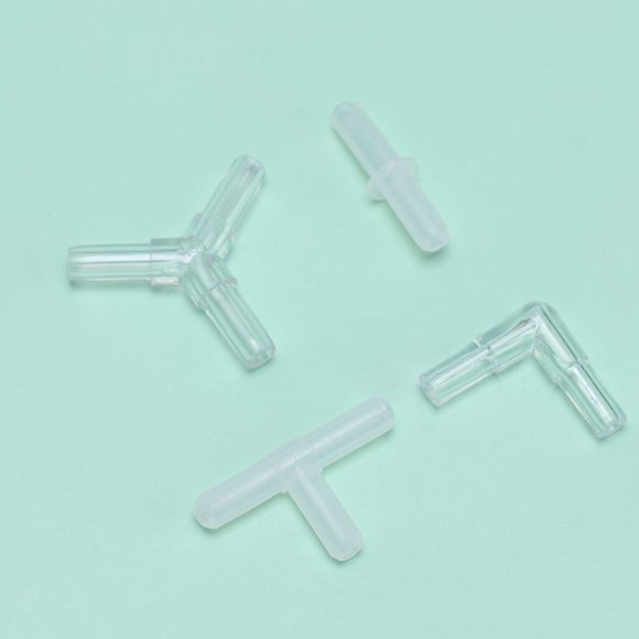 BESTYASH 40Pcs Practical Fish Tank Supplies Plastic Transparent Airline Tubing for Freshwater or Saltwater Environment