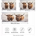 thumbnail image 4 of Coolnut Highland Cow Satin Pillowcase for Hair and Skin Silk Pillowcase Soft Sleeping Pillow Covers Smooth Cooling Pillowcase with Envelope Closure Size Standard 20x30 in Home Decor Gifts, 4 of 7