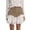 CL102 Khaki, variant on Yuncity Women Skirts Solid Color High Waist Elastic Flare Layered Ruffle Hem Summer Elegant Cute Leisure Outdoor Daily Wear Women's Skirts Size L Black