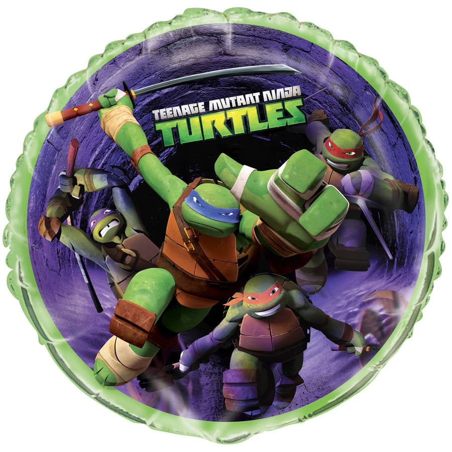 Foil Teenage Mutant Ninja Turtles Balloon, 18 in, 1ct Foil Teenage Mutant Ninja Turtles Balloon, 18 in, 1ct