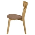 thumbnail image 4 of Pemberly Row Wood Dining Side Chair in Light Walnut and Brown (Set of 2), 4 of 14