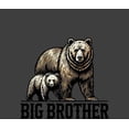 thumbnail image 4 of Big Brother Bears Boy's Charcoal Crew Neck Short Sleeve Tee-Medium, 4 of 4