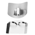 thumbnail image 1 of ColoMX 2 protectores de dedos para cortar acero inoxidable protector de dedos suministros de corte de cocina protector de cortador de verduras protector de seguridad, 1 of 8