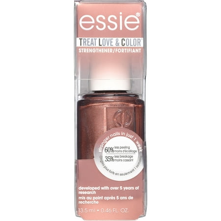 essie treat love & color metallics nail polish & strengthener, finish line fuel, 0.46 fl oz