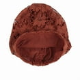 thumbnail image 3 of Womens Lace Flower Beanie Hat Slouchy Hip-hop Skull Cap Warm Turban, 3 of 5