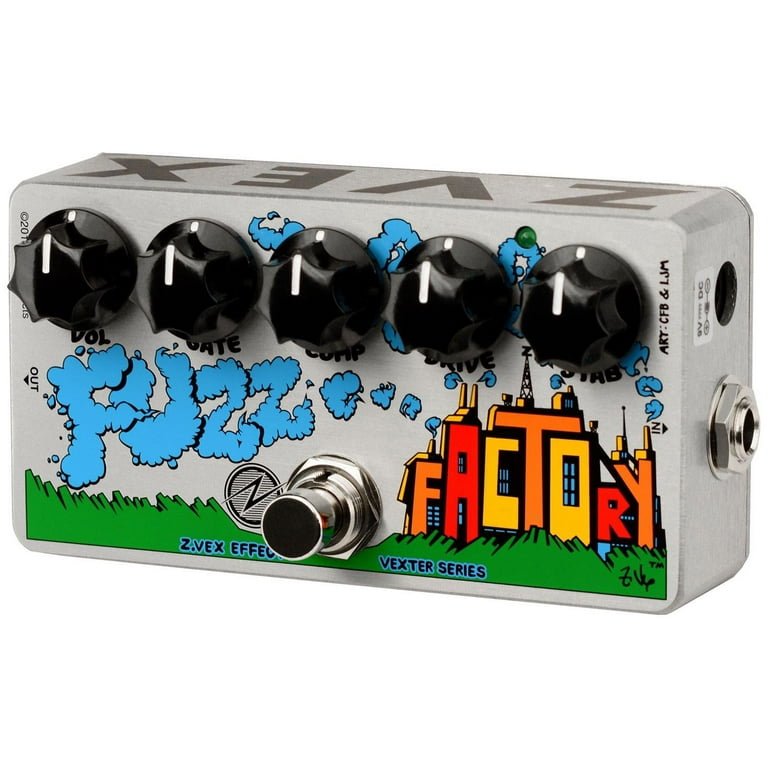 ZVex Effects Vexter Fuzz Factory Guitar Pedal with Volume