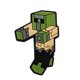 thumbnail image 2 of 20 unids/set Minecraft zapatos encantos decoración de zapatos Pixel juego zapatos encantos para Diy Croc Clog sandalias pulsera Accesorios, 2 of 5