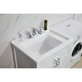 thumbnail image 2 of Stufurhome Hathaway 30 in. x 34 in. White Engineered Wood Laundry Sink, 2 of 5