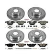 thumbnail image 3 of PowerStop Front and Rear Z23 Evolution Sport Carbon-Fiber Ceramic Brake Pad and Drilled & Slotted Rotor Kit Fits: BMW Select Models K7025, 3 of 10