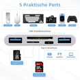 thumbnail image 2 of 8in1 Multifunctional Card Reader with USB/USBC Port, Micro SD Card Reader for PC, Phone, 2 of 5