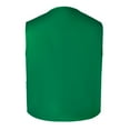 thumbnail image 3 of Toptie Two Pocket Unisex Vest Button Up Waistcoat Volunteer Work Vest-Green-L, 3 of 4