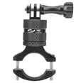 thumbnail image 1 of Action Camera Accessory Motorcycle Action Camera Bracket, Universal  360 Degree Rotation Aluminium Alloy Action Camera Bracket, for Bike black, 1 of 7
