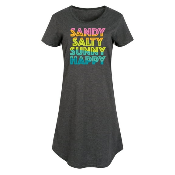Instant Message - Sandy Salty Sunny Happy  - Women's Any Way Dress