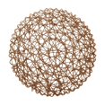 thumbnail image 2 of Doghiosgha Woven Round Placemat Hollow Table Mat Heat Resistant Placemat for Wedding Party Dinner Table Decor, 15 Inch, Coffee, 2 of 6