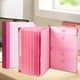 thumbnail image 1 of Carpeta de bolsillo manila Carpeta de Acordeón | Organizador Multicompartimento Expandible | Papel manila duradero, cierre reforzado | Azul, Rosa, Cáqui | 12,8x8,9x2 pulgadas, 1 of 6