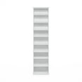 thumbnail image 3 of Furinno JAYA 9-Shelf Multimedia Media Storage Tower Rack with Adjustable Shelves, White, 3 of 6