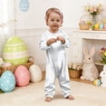 thumbnail image 2 of Easter Bunny Matching Family Pajamas, Pjs for Family Matching Sets Long Sleeve Sleepwear Xmas Home Clothes, Pj Set Soft Holiday Sleepwear for Family, 2 of 5