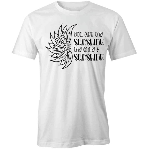 Sunflower T-Shirt | Pretty Flowers White Tee Gift