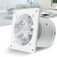 thumbnail image 4 of 6" Exhaust Fan Wall Mounted Ventilation Fan White For Kitchen Bathroom 110V, 4 of 15